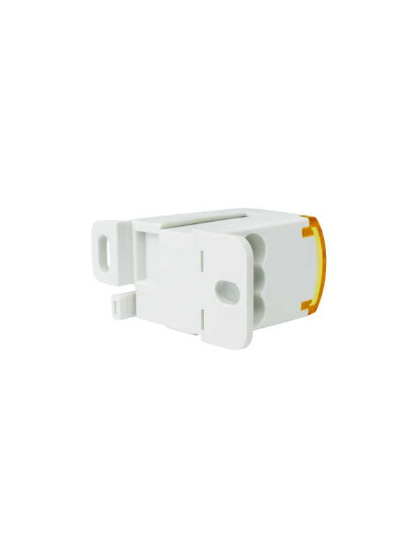 Distribuidor De Energia 80a 1 Entrada 6 Saídas Mono Amarelo