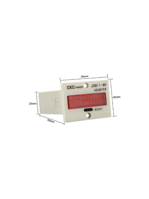 Contador De Peça Digital Jdm11-6h 220v Incrementa Sensor Npn