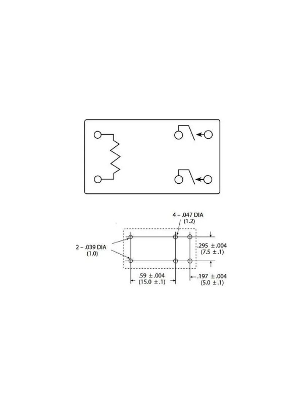 Rele Osa-ss-212dm3 12vdc Rele Te Oeg Osa-ss-212dm3 6 Pinos