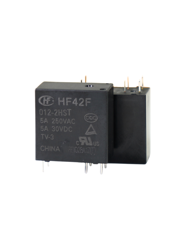 Relé 12vdc Hf42f 012-2hst 5a 250vac 5a 30vdc