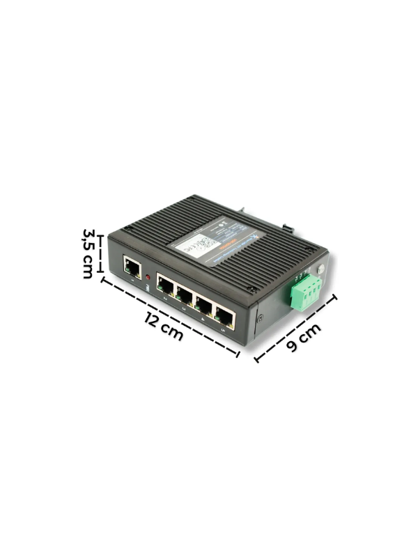 Switch De Rede Ethernet Usr-sdr050-l Não Gerenciável 5 Porta