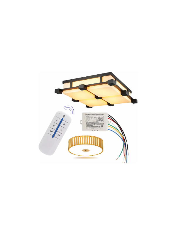 Interruptor Sem Fio 4 Canais Controle Remoto Para Luz