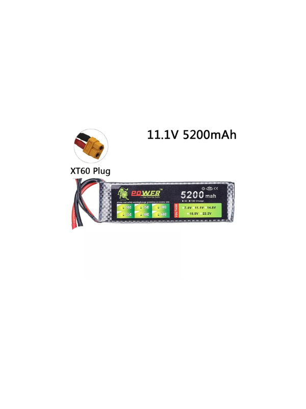 Bateria LiPo 3S 11,1V 5200mAh 30C XT60