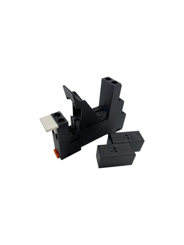 Base + Relé Hf115f-012-1zs3 12v Para Soquete Prt7-2b 8 Pinos