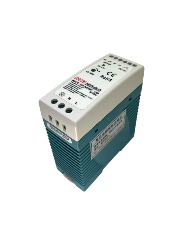 Mdr-60-5 Fonte Chaveada 5v Saída 10a 60w Fixa Em Trilho Din