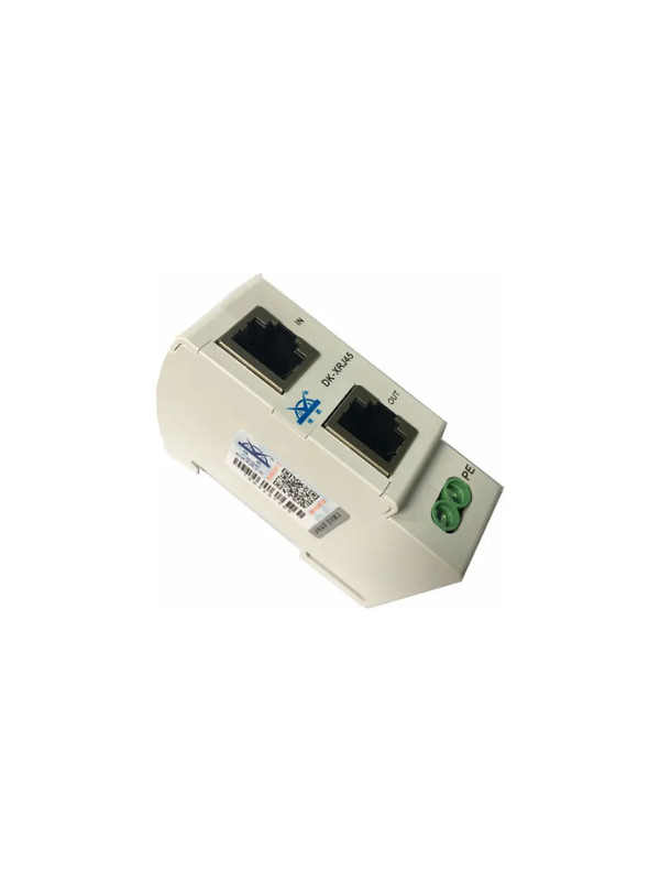 Protetor Rede Rj45 Contra Raio 10ka Cat5 Cat6 Gigabit Branco 48v