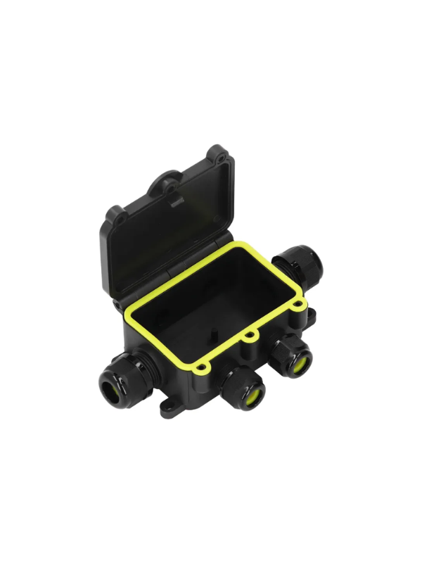 Conector De Cabos Ip68 Kv-m-2068 4 Vias Para Led E Jardim