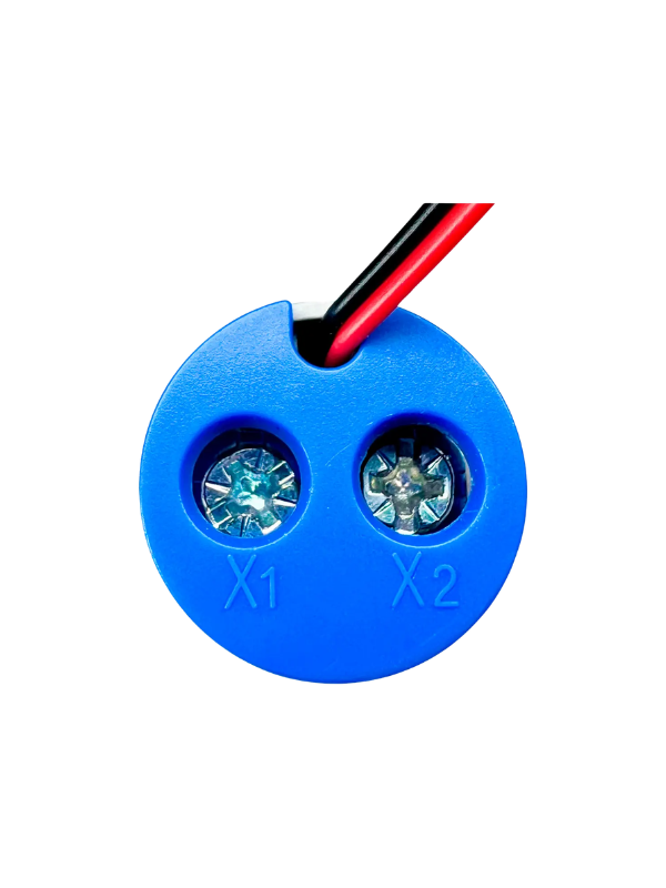 KIT 3X - Voltímetro E Amperímetro AD16-22VAM - 22mm AZUL