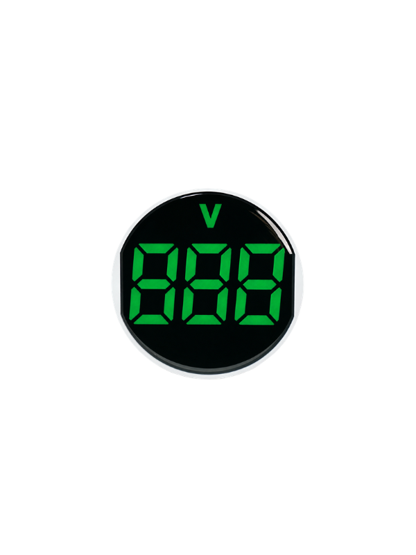 Voltímetro AD112-50DSV Exibição 50mm - VERDE