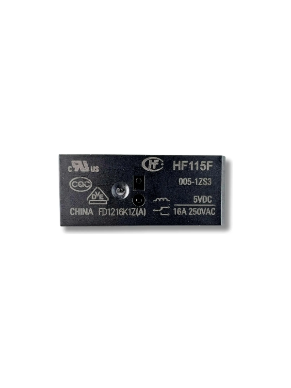 Relé Hf115f-005-2hs4 5v Relé Hf115f 005 2hs4 8a 5vdc 8 Pinos