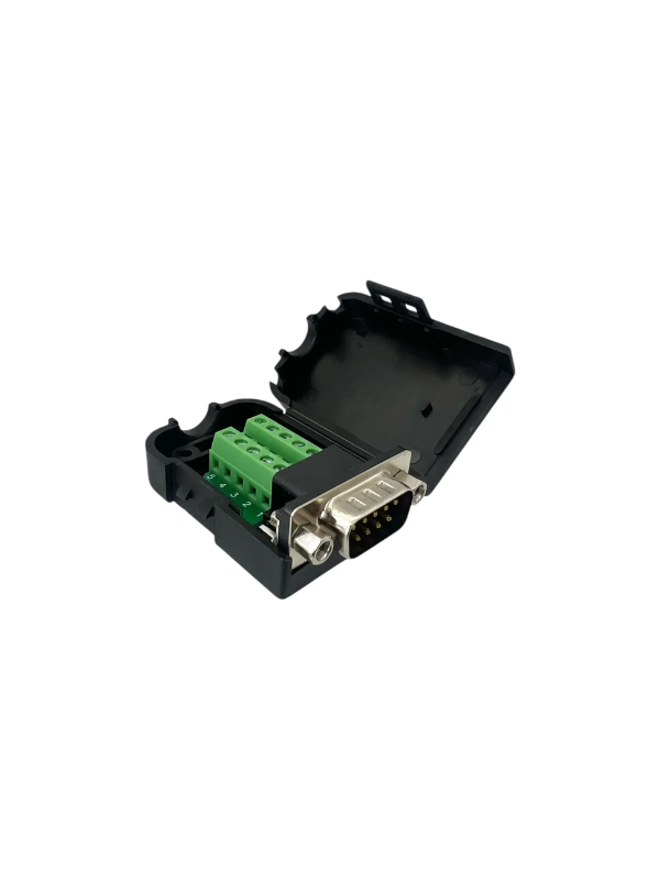 Adaptador Db9 Macho Com Borne Rs232 Para Clp Ihm Comunicação