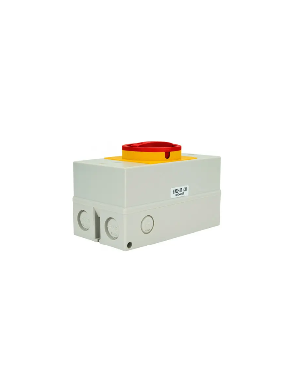 Chave Geral 32a De Painel Elétrico Lw30-32 Rotativa C/ Caixa
