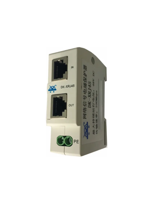 Protetor Rede Rj45 Contra Raio 10ka Cat5 Cat6 Gigabit Branco 48v
