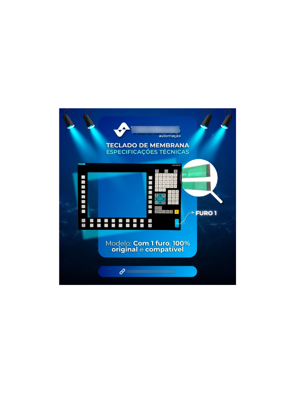 Membrana Keypad Op012 Sinumerik 6fc5203-0af02-0aa2 P/ Cnc