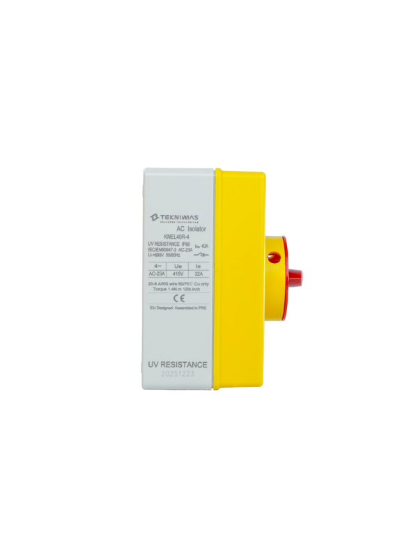 Chave Geral Knel40r-4 40a 4 Polos Rotativa Industrial 690v