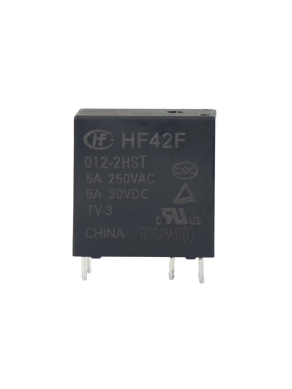 Relé 12vdc Hf42f 012-2hst 5a 250vac 5a 30vdc