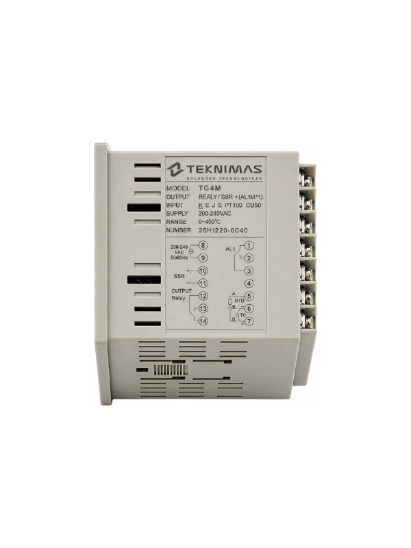 Controlador Temperatura 220vac Tc4m 72x72 Pid Com Alarme