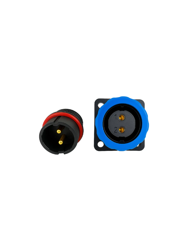 Conector 2 Vias Ip68 Prova D´água Sd20 Colheitadeira Trator