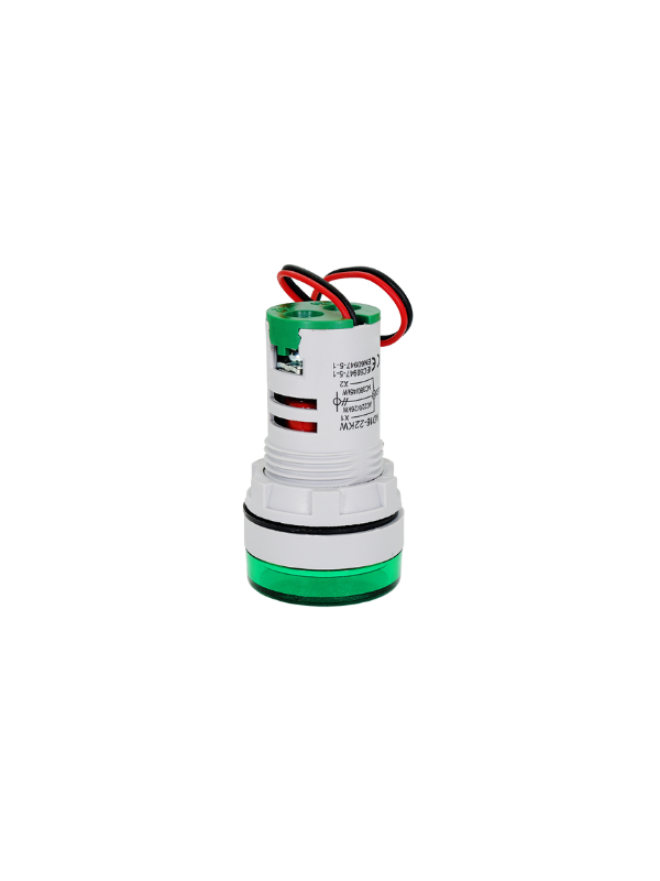 Medidor De Potência AD16-22KW 22mm - VERDE