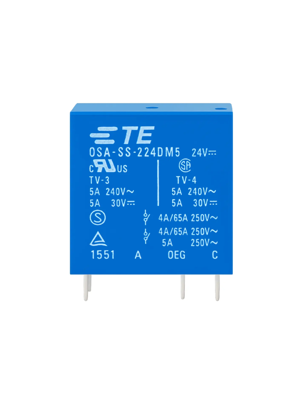 Relé OSA-SS-224DM5 - 24VDC  5A 6 Pinos