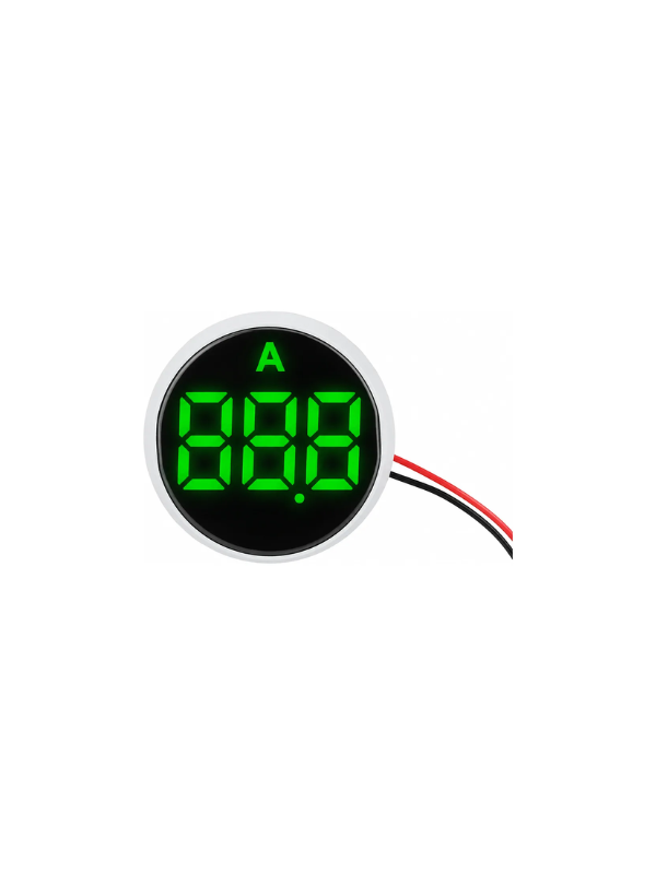 Amperímetro AD112-50DSVA Exibição 50mm - VERDE