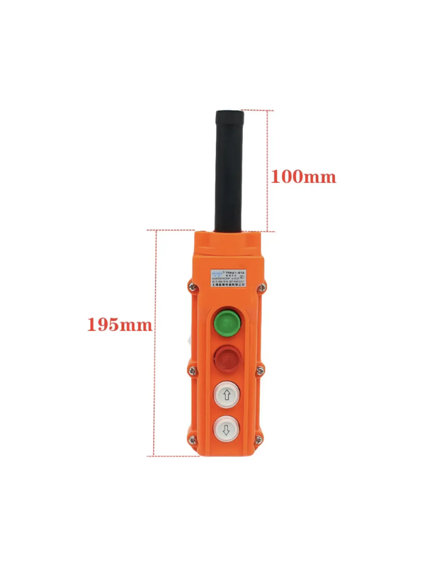 Botoeira Pendente Para Guincho E Guindaste Cob-61a 4 Funções