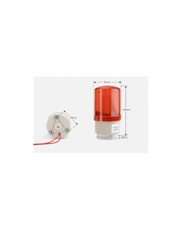 Lte-1101j Giroflex Vermelho Alta Visibilidade Industrial