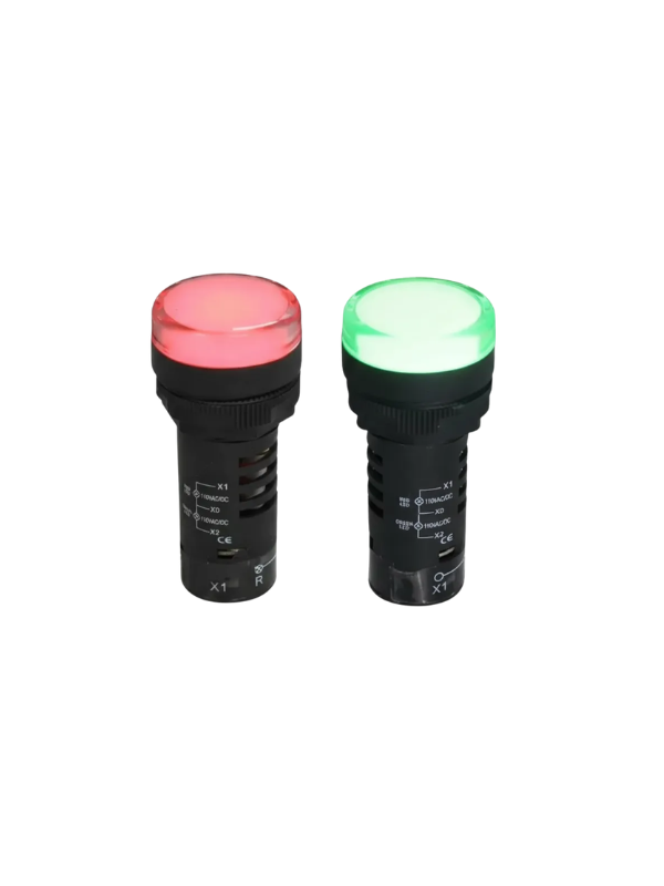 Indicador Luminoso L20-AB7-RG 22mm 24V - VERDE E VERMELHO