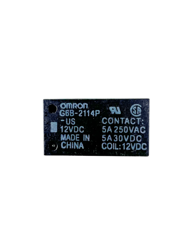 Rele Omron Eletromecânico G6b-2114p-us-12vdc 12v 5a 6 Pinos