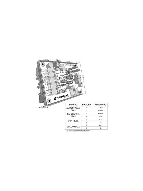 AMPLIFICADOR PROPORCIONAL AMPTEK-SO-V2