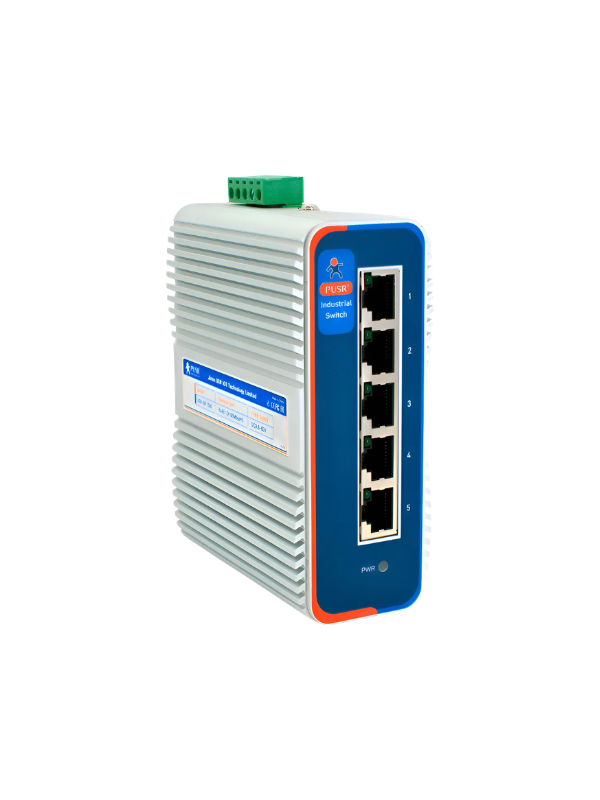 Switch 5 Portas Usr-isf1005 Pusr Industrial 10/100 Mbits