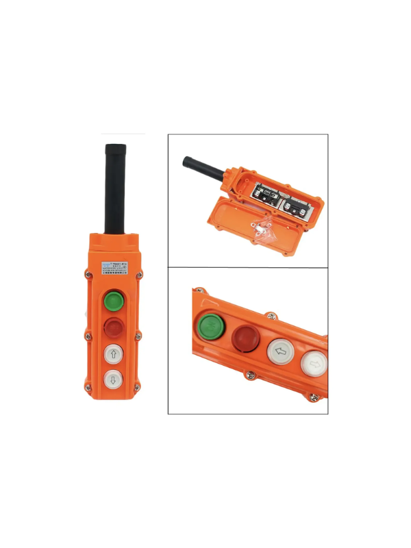 Botoeira Pendente Para Guincho E Guindaste Cob-61a 4 Funções