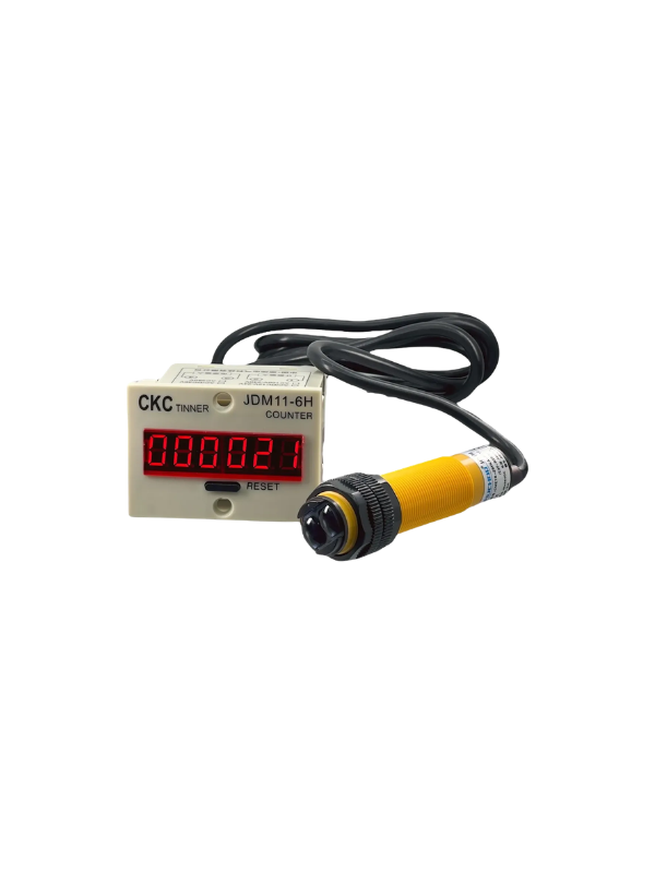Contador Jdm11-6hs Por Pulso De Sensor + Fotoeletrico Optico