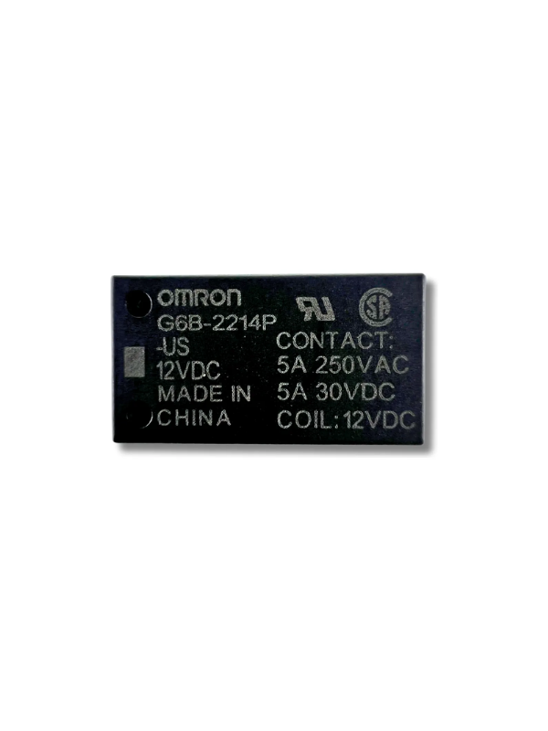 Rele Eletromecânico G6b-2214p-us-12vdc Omron 12v 5a 6 Pinos