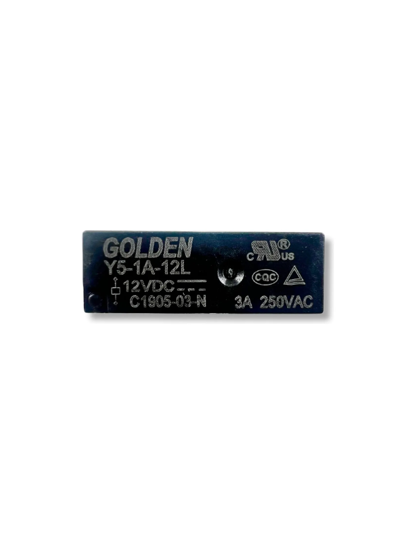 Rele Eletromecânico Y5-1a-12l Golden 12vdc 4 Pinos 3a Y51a12