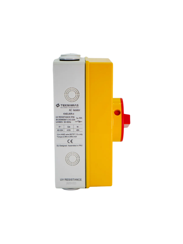 Chave Seccionadora 80a 4p Knel80r-4 Para Painel Elétrico