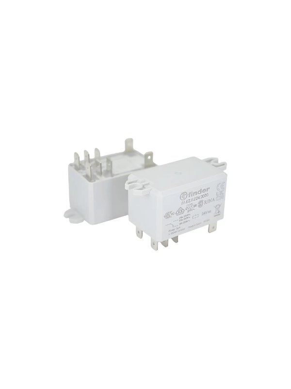 Relé Finder 66.82.9.024.0000 - 24VDC 30A 8 Pinos