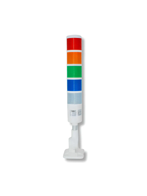Torre Luminosa Led 24vdc Com Alarme Sonoro 5 Cores Yh50-5a