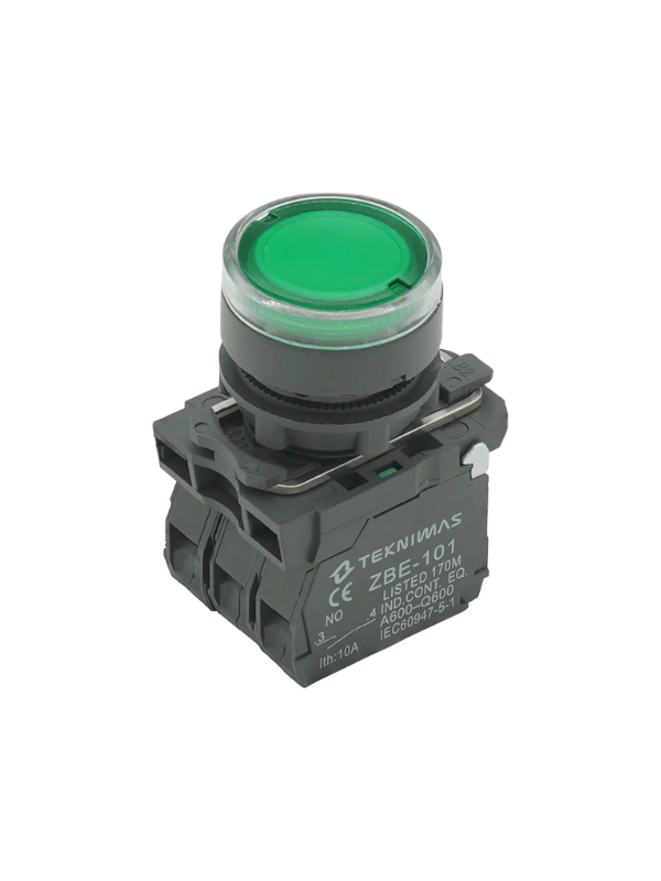 Botão De Comando Iluminado Modelo XB5-AW33G1 220VAC - VERDE