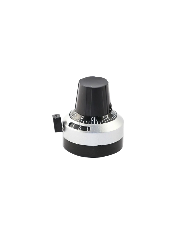 2 Peças Knob Dial Conta Voltas H506 P/pot. Multivoltas 3590s