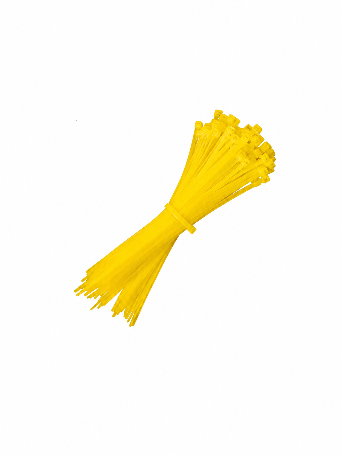 Kit 100x Fita Cinta Plástica Enforca Gato 0,36x25cm Amarela