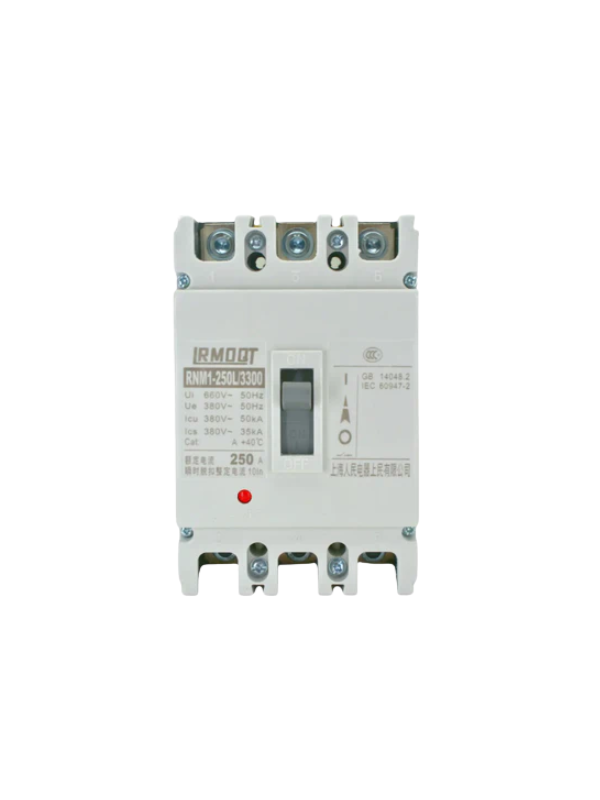 Disjuntor Caixa Moldada In 250a 35ka 380v Rnm1-250l/3300 3p