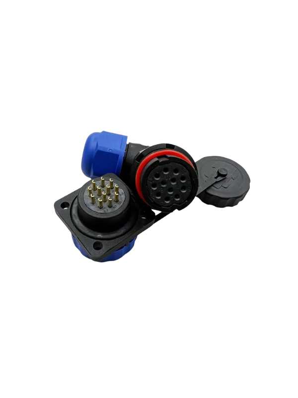 Conector 14 Vias Ip68 A Prova D´água Sd20 Maquina Agrícola