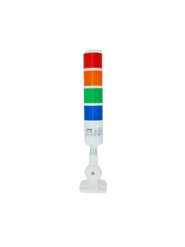 Torre Led 24vdc Com Sirene E 4 Luzes Yh50-4a Torre Luminosa