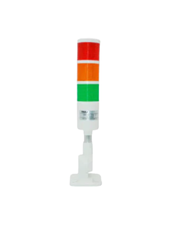 Torre Luminosa Led 220vac Com Alarme Sonoro 3 Cores Yh50-3a