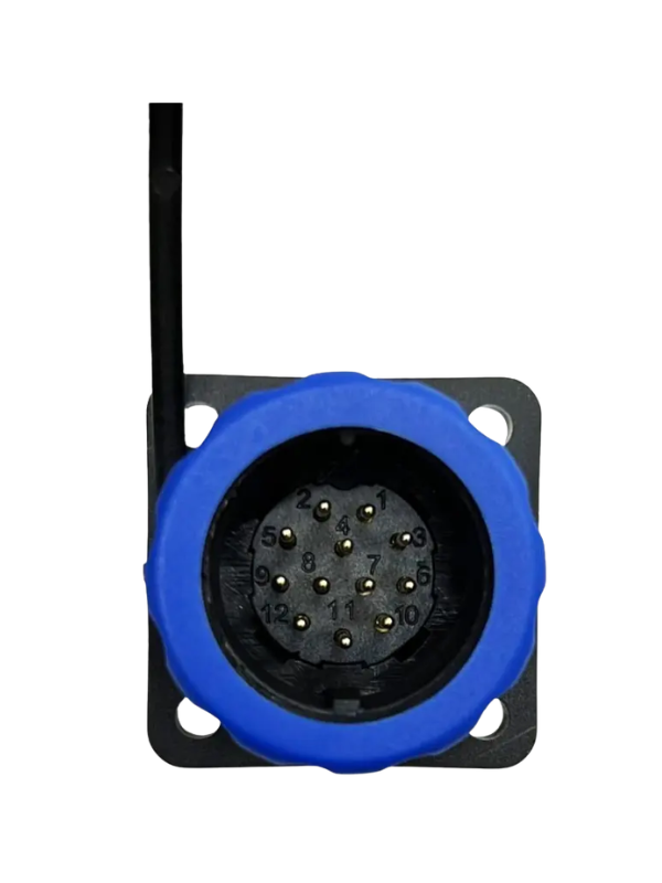 Conector 14 Vias Ip68 A Prova D´água Sd20 Maquina Agrícola