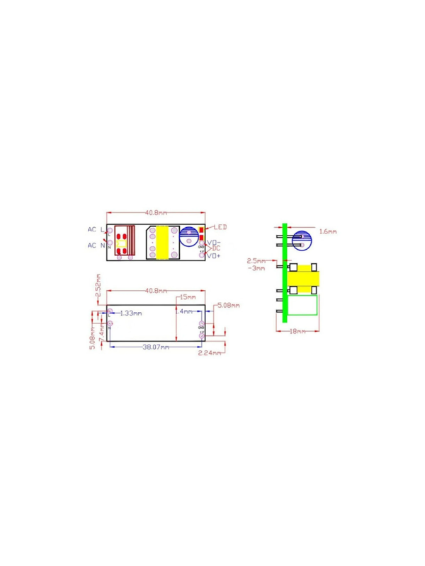 Fonte Chaveada 220v P/ 12vdc 400ma Ac Dc Step Down Fonte 12v