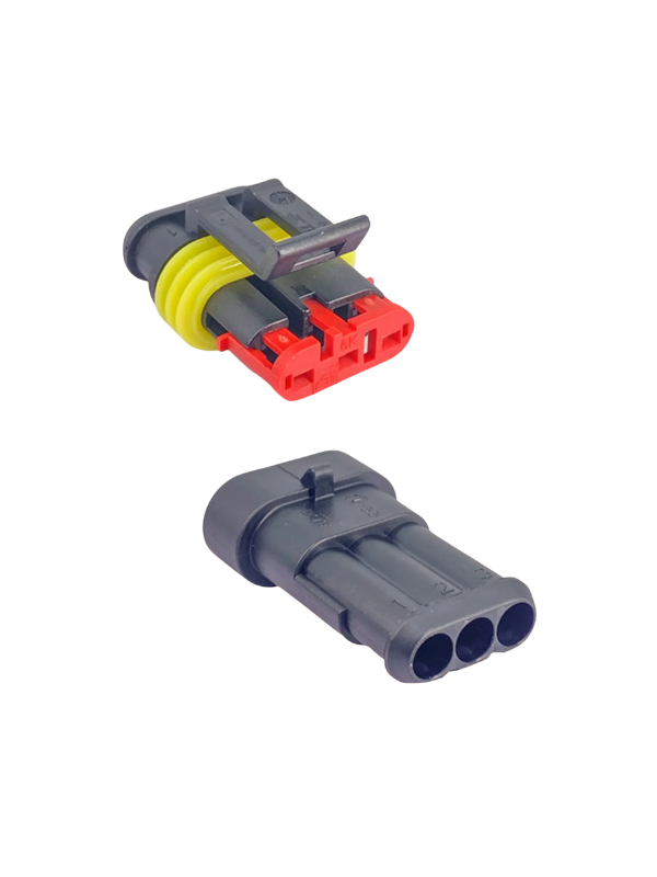 10x Conector Automotivo 3p 2821051 2820871 Superseal Ip67