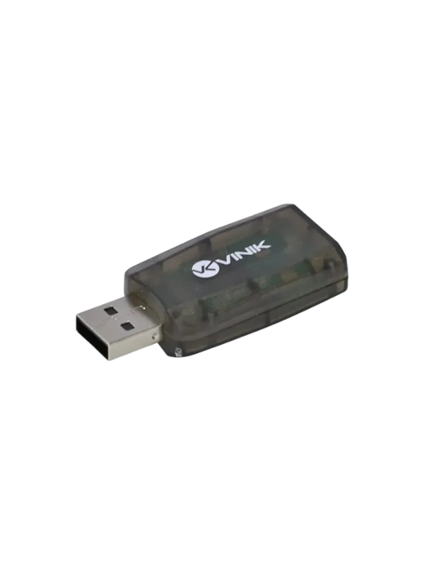 Adaptador Placa De Som Usb 5.1 Canais Virtual Ausb51 Vinik