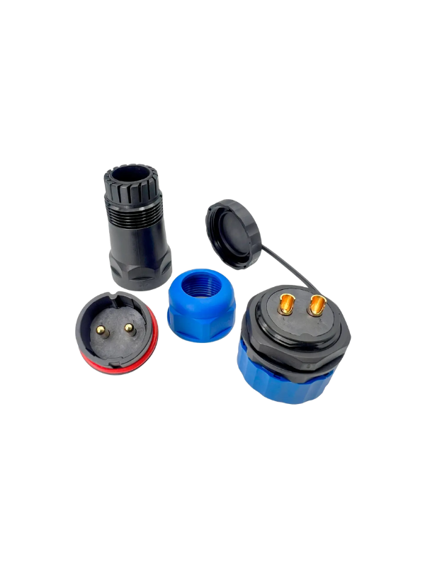 Conector 2 Vias Ip68 A Prova D´água Sd28 Máquinas Agrícolas